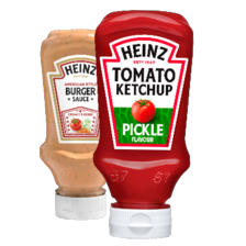 Heinz tomato ketchup pickle of burgersaus